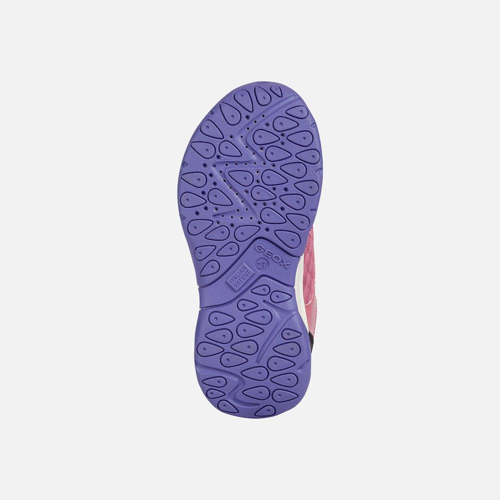 Geox Kiz Çocuk Spor Ayakkabı Pembe/Mor - Calco - IMR-975863